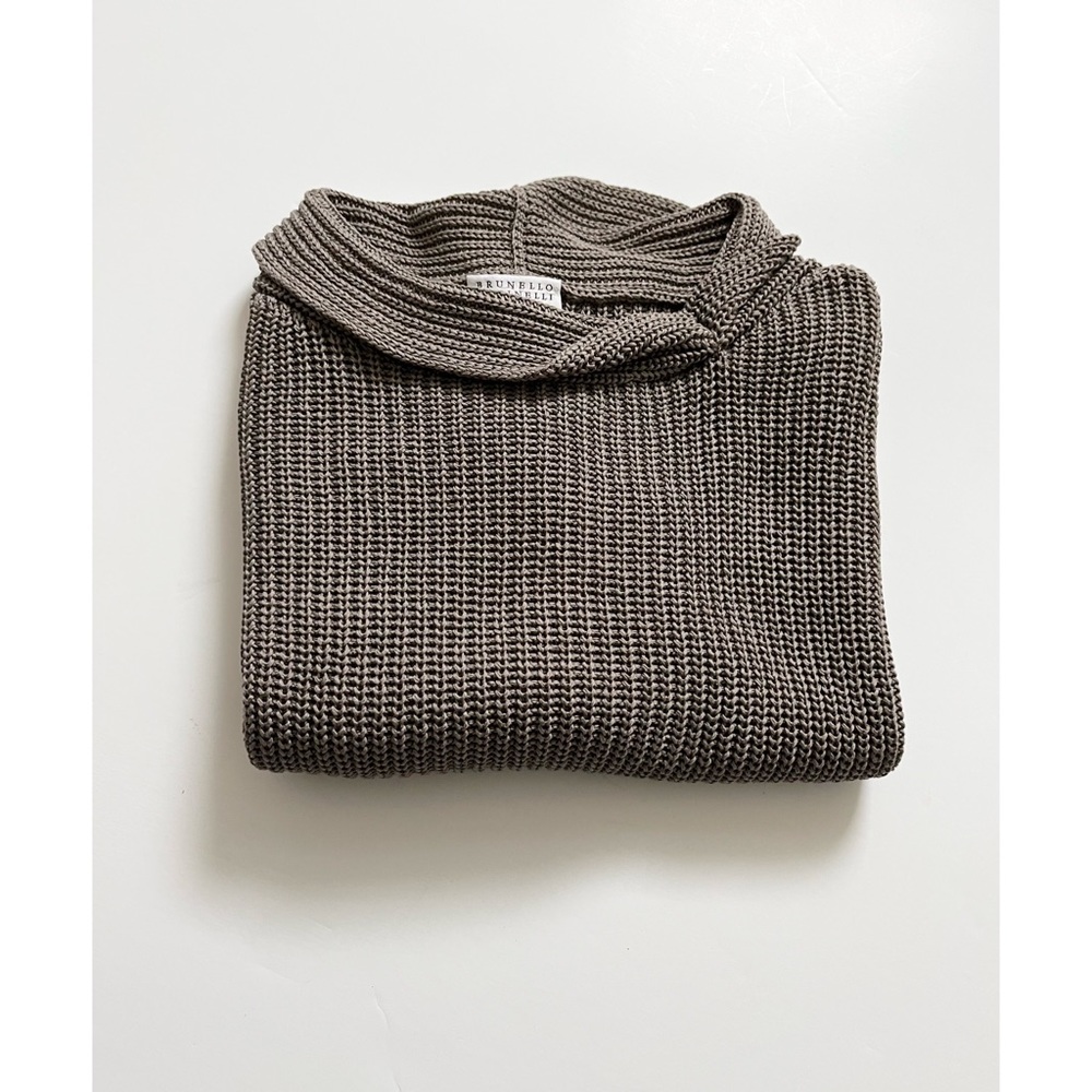 BRUNELLO CUCINELLI
Bateau Neckline Short Sleeve Crop Sweater